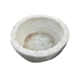 Round cut stone basin. 17th Century,