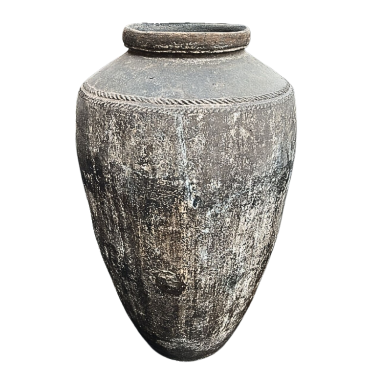 Grande jarre à eau en terre cuite - Fin XIX début XX ème Siècle.