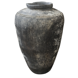 Grande Jarre à eau en terre cuite. Fin XIX - Début XX ème siècle. Calcutta Est de l'Inde.