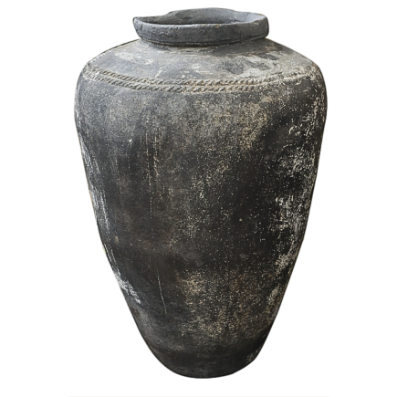 Grande Jarre à eau en terre cuite. Fin XIX - Début XX ème siècle. Calcutta Est de l'Inde.