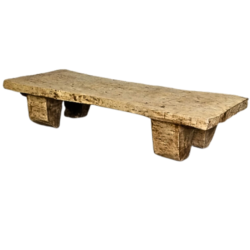 Lit Naga en bois monobloc