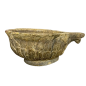 Coupe ronde en pierre sculptée Epoque Byzantine Vème VIIème siècle
