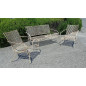 Beige Lacquered Garden Set.