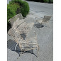 Beige Lacquered Garden Set.