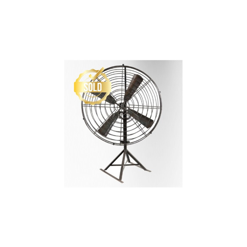 Crank fan on aluminium feet (big size)