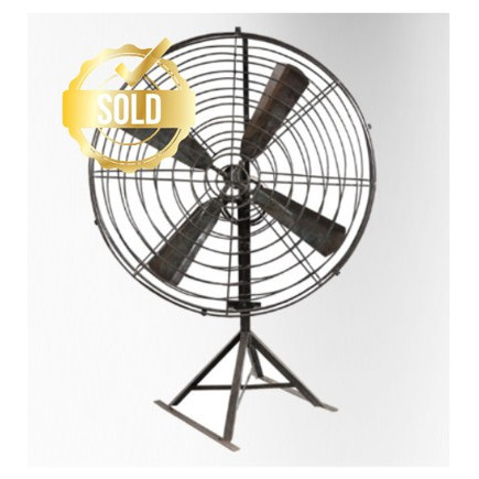 Crank fan on aluminium feet (big size)