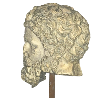 Head of middle-aged man in Carrara marble 18th century or earlier