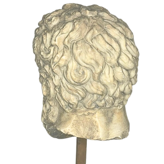 Head of middle-aged man in Carrara marble 18th century or earlier
