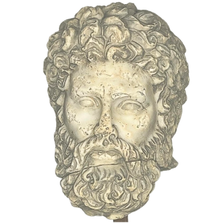 Head of middle-aged man in Carrara marble 18th century or earlier