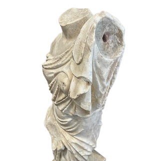 Fragmentary Headless Female Statue in White Marble 2nd 3rd century AD