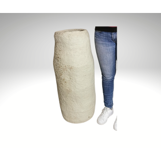 Grande jarre en papier mâché. Désert du Rajasthan, début XX ème siècle.