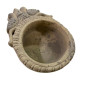 Round carved stone bowl  India early 19th century