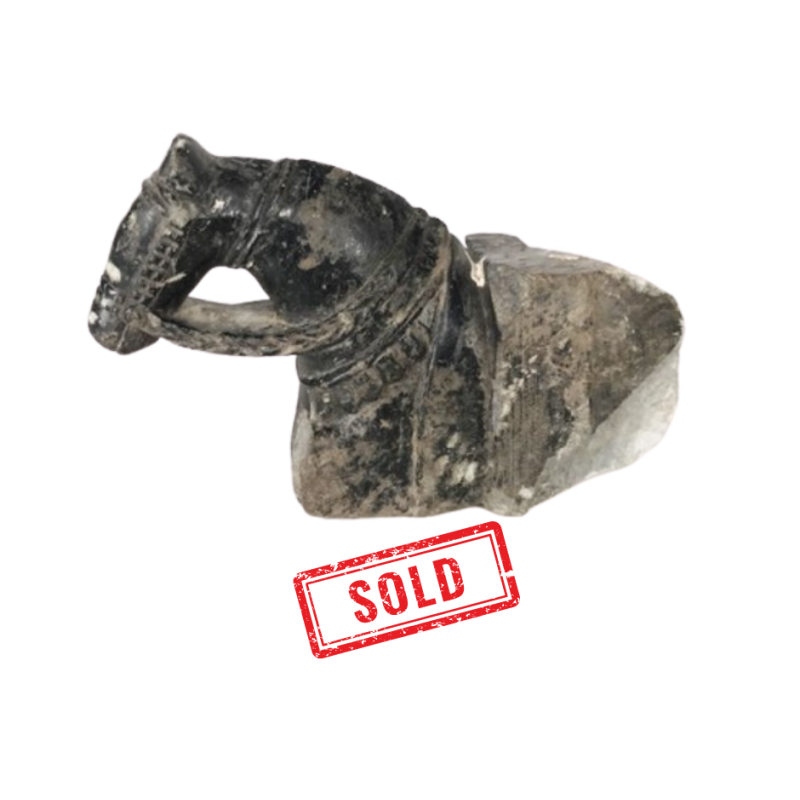 Green marble horse 17th century