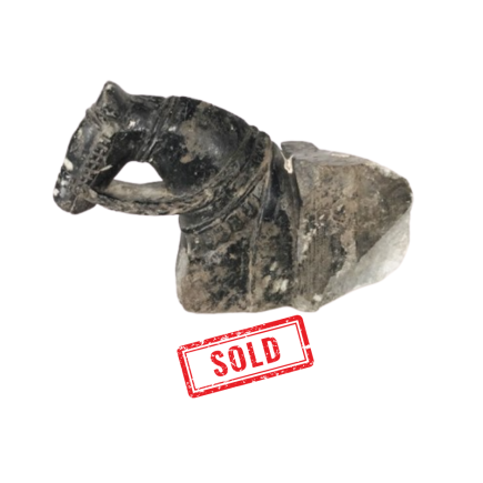Green marble horse 17th century