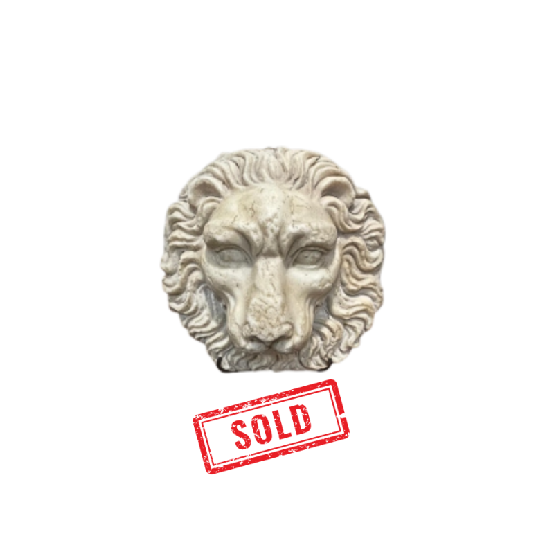 Fountain plaque in white Carrara marble Italy 18th Century or earlier