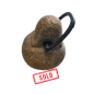 Granite weight fitted with iron lifting ring 17th century