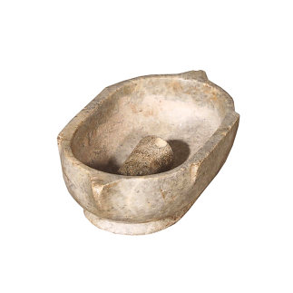 Stone mortar and pestle