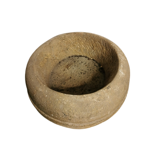 Vasque en pierre sur piédouche