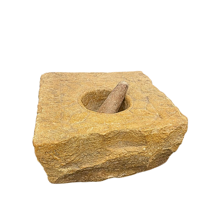 Mortier en pierre marbrière. XVIII ème siècle.