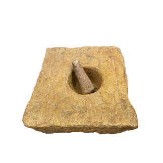 Mortier en pierre marbrière. XVIII ème siècle.