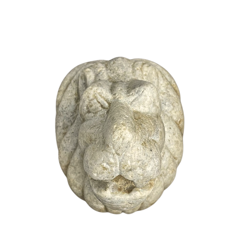 Élément décoratif architectural en marbre blanc. Fin XVIII ème ou début XIX ème siècle.