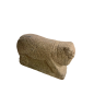 Lion sculpté en granite Inde XVIème siècle