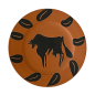 Pablo PICASSO (1881-1973) –  MADOURA.  BULL, MARLI WITH LEAVES.  1957.