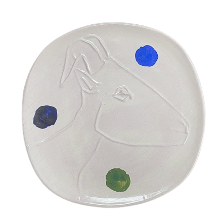 Pablo Picasso – Tête de chèvre de profil (1950) | Madoura