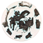 Pablo PICASSO (1881-1973) – MADOURA. CORRIDA. 1953. Pablo PICASSO (1881-1973) – MADOURA. CORRIDA. 1953.
