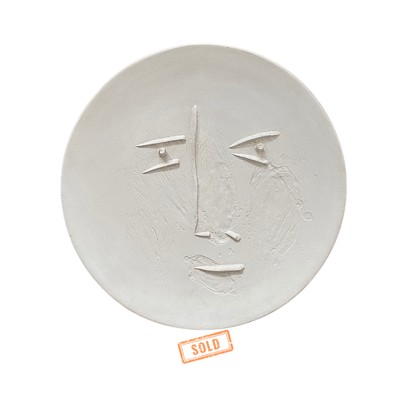 Pablo PICASSO (1881-1973) – MADOURA. VISAGE DE FACE. 1960.