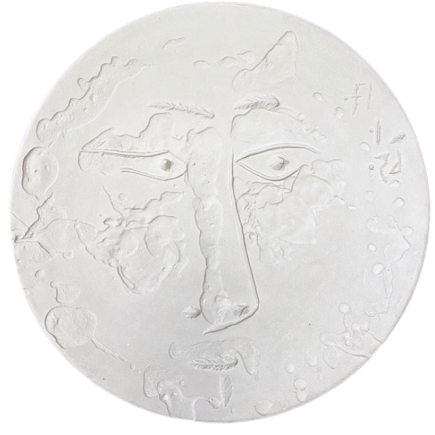 Pablo Picasso – Three-Quarter Face (1965) | Madoura Ceramic