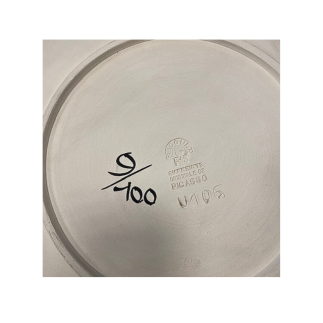 Pablo Picasso – Three-Quarter Face (1965) | Madoura Ceramic