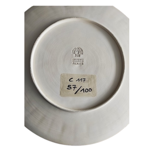 Pablo Picasso – Tormented Face (1956) | Madoura Ceramic