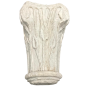 Carved white marble capital. 14th Century -15th Century or earlier.