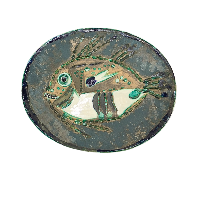Pablo PICASSO (1881-1973) - MADOURA. POISSON CHINE. 1952. Pablo PICASSO (1881-1973) - MADOURA. POISSON CHINE. 1952.