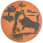 Pablo PICASSO (1881-1973) - MADOURA.  BANDERILLEROS N° 427. 1959.