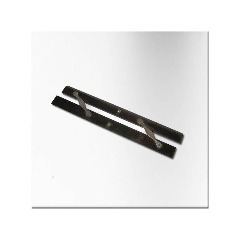 English naval parallel ruler in ebony and brass.